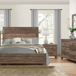 4 Pc Queen Bedroom Set No Credit Needed $10 Down 