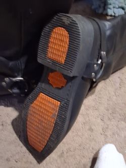 Harley Davidson boots.