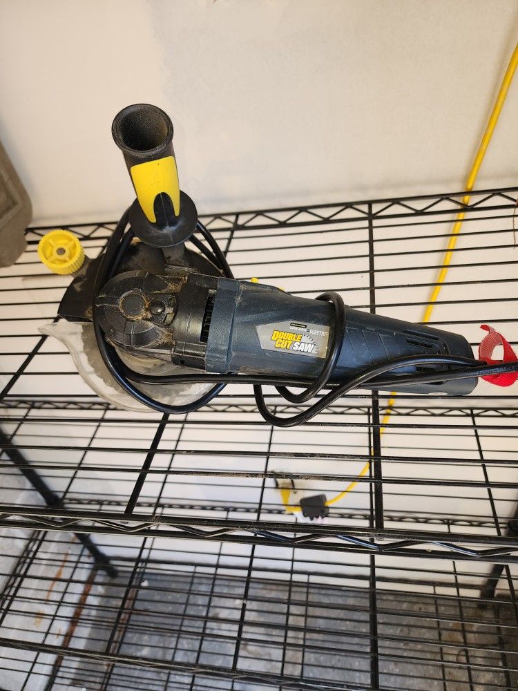 Chicago Electric Double Cut Saw.