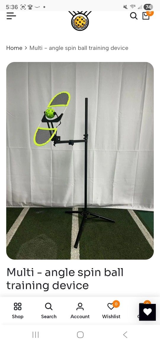 Pickleball Topspin Trainer