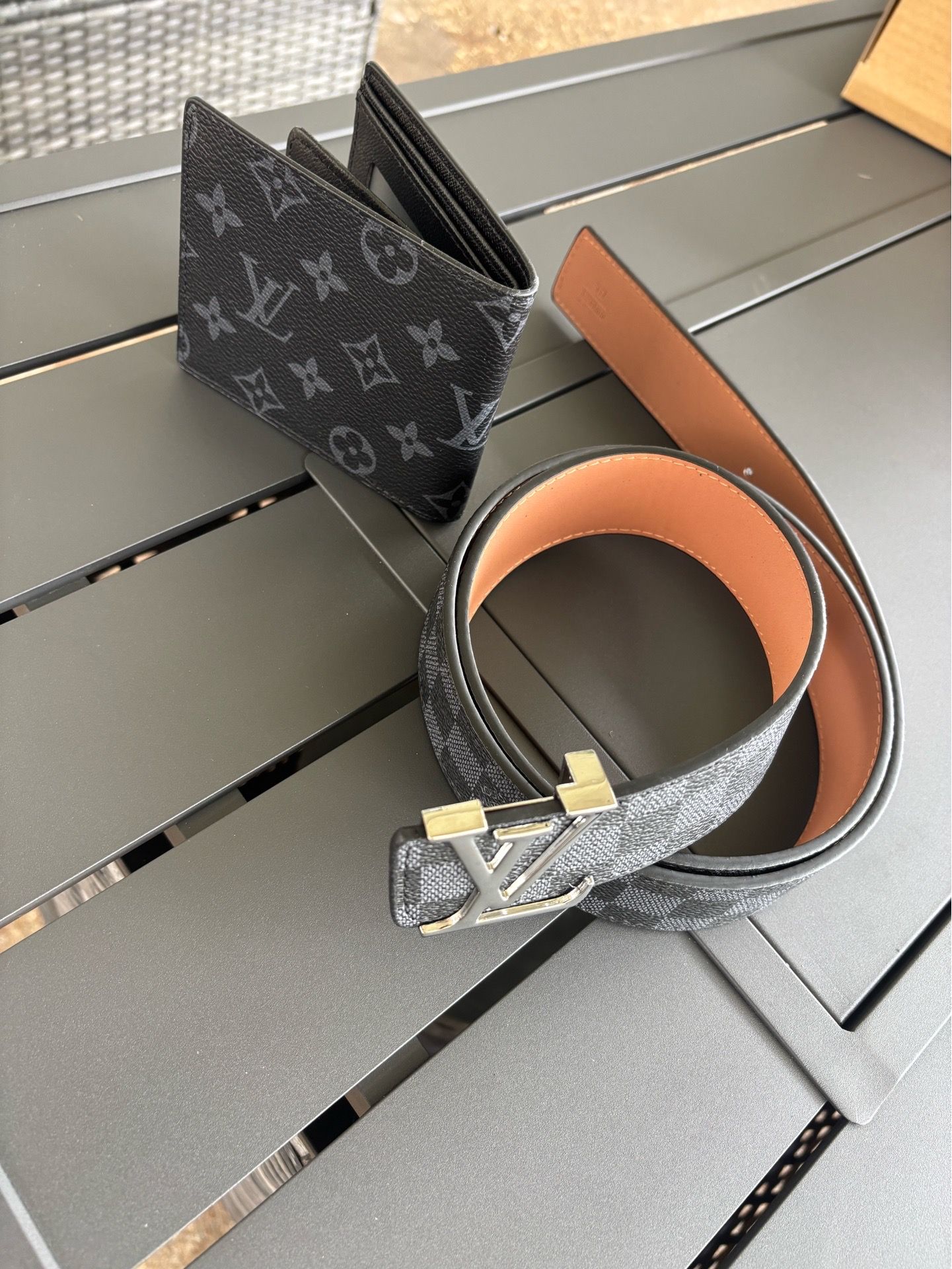 Belt and wallet combo