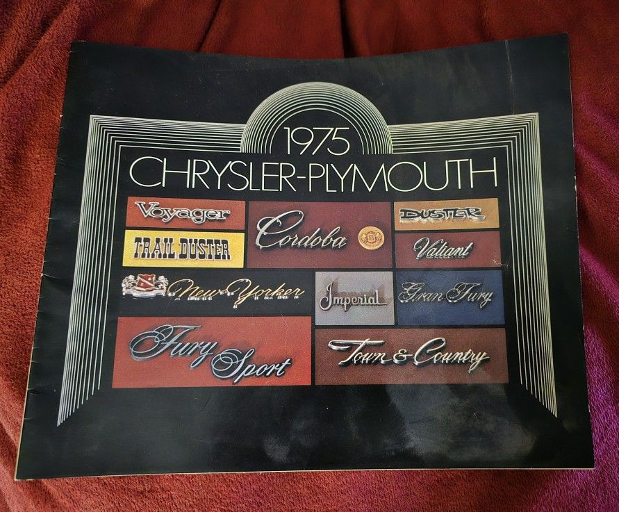 Showroom Sales Brochure Rare Used Good Condition