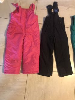 Snow Suit / Sizes 6 / Pink & Blanck
