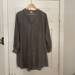 Animal Print Dress/blouse H&M