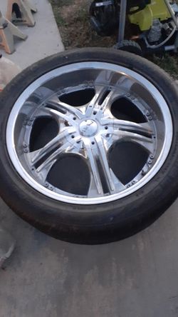 DIABLO TIRES AND RIMS 22 75 PERCENT TIRE