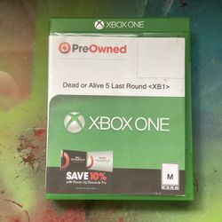 Dead Or Alive Xbox One 