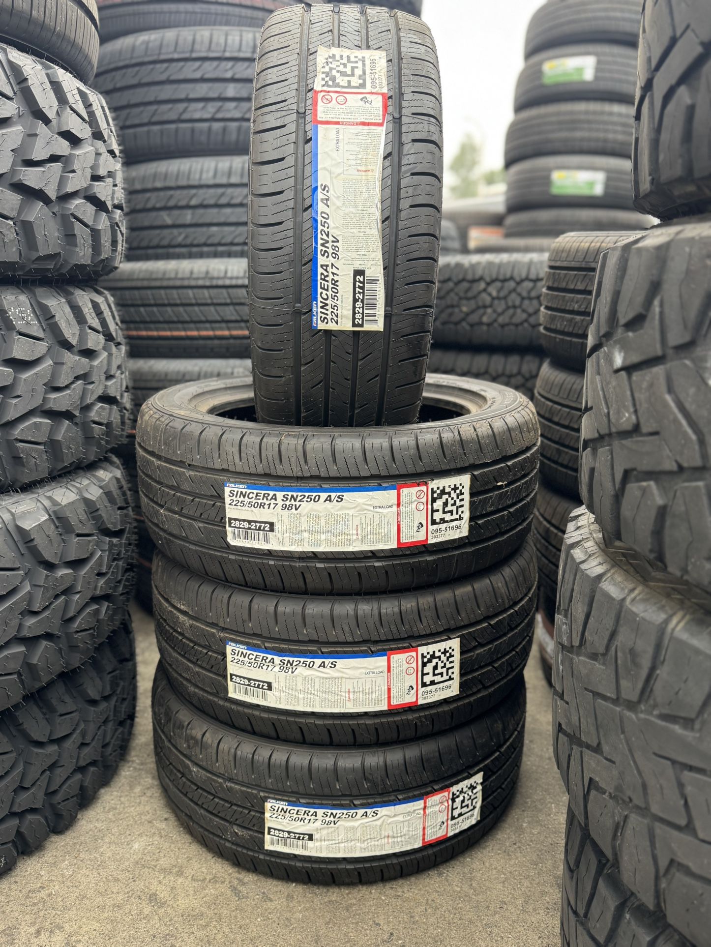 225/50r17 Falken New Tires Installed And Balanced Included Full set Of 4 βΌοΈπβ