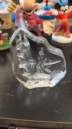 Disney Mickey Mouse Fantasia glass sculpture