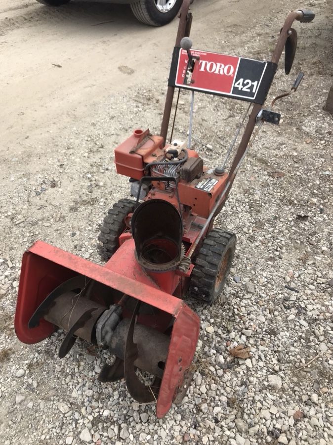 Toro 421 snow blower for parts or repair