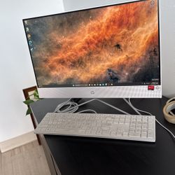 HP 21.5” All-in-one with AMD Athlon Silver 3050U, 4GB RAM, 256GB SSD, Win 11