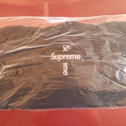 Supreme Cross Box Logo Hoodie Black L