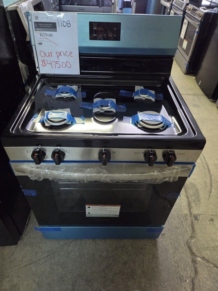 Frigidaire 30in Stainless Steel Freestanding Gas Range