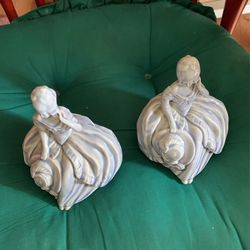 Two Blue Matching Fair Ladies 