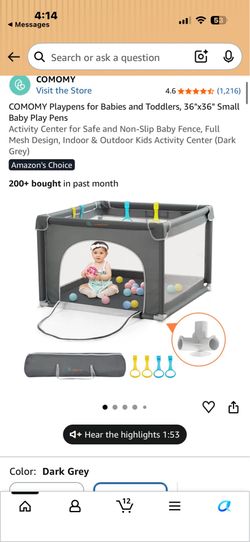 Brand new never opened baby toddler child kid play fence pen