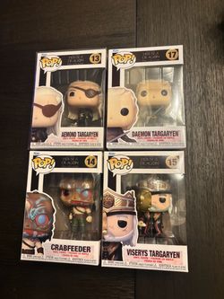 Funko Pop House of the Dragon Set of 4