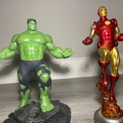 Hulk And Iron Man Figurines. Welcome To Offers
