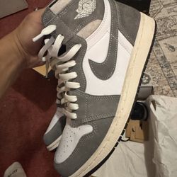 Air Jordan 1 Retro High OG WASHED BLACK Sz 9.5