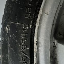 185 65 15 Tire With Rim 