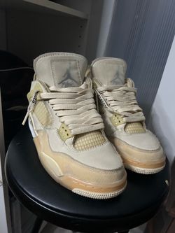 Nike Air Jordan 4 Retro SP x Off-White Jordan 4 Sail Womens size 8.5