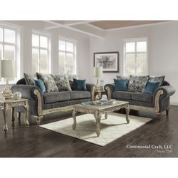 Living room collection sofa & loveseat new Payments & delivery available  $10 down only  Total amount is $ 1500