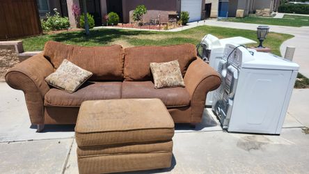 Free Washer n Dryer. Old but works. Sofa n Chair available Free.