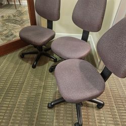 3 Office Chairs 