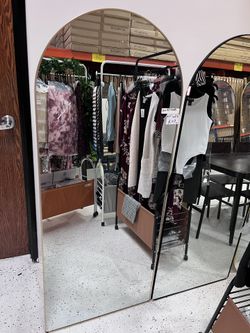 67” Arched Full Length Mirror – Frame | Modern Floor & Wall Mirror