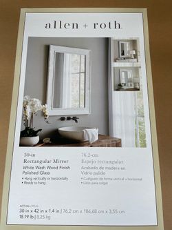 Ellen and Ruth 30“ x 42“ rectangular mirror