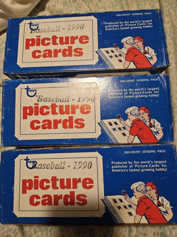 1990 Topps Boxes Mint