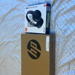Hp 14 Inch Laptop And JBL Headphones 