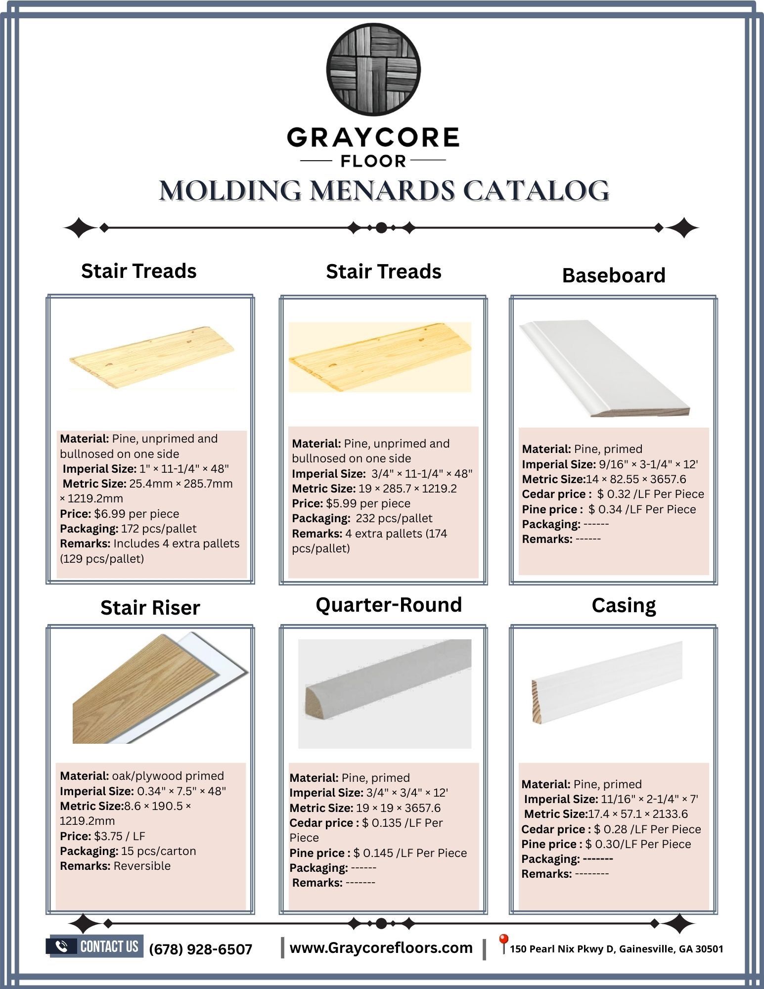 Stair Treads – Heavy-Duty Pine