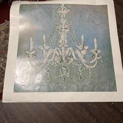 Large Chandelier Print