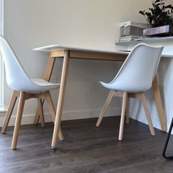 Table and Two Chairs 