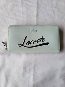Lacoste Large Zip-Up Billfold Wallet