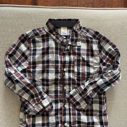 1 Gymboree Long Sleeve Button Down Shirt Size S 5-6