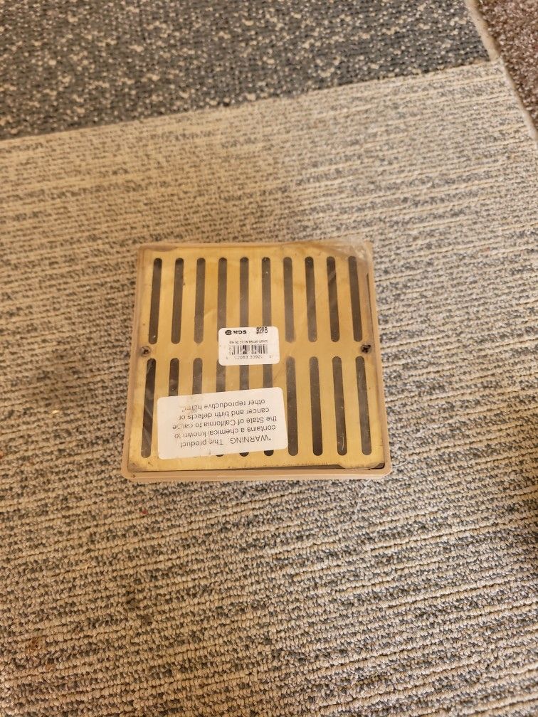 Brass Grate Drain. Paver/drain