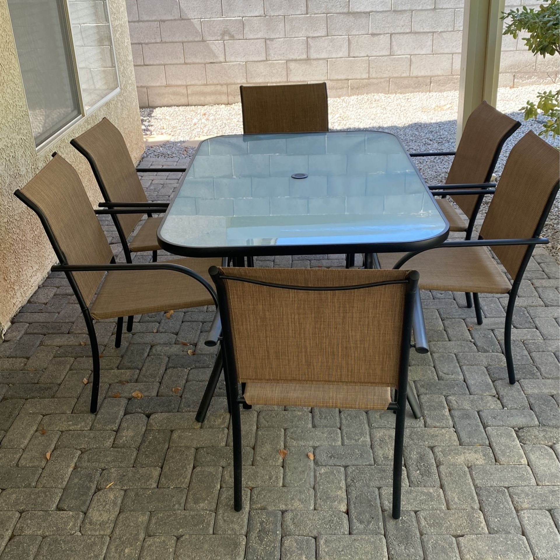 7 Pc. Outdoor Dining Table- $200 OBO