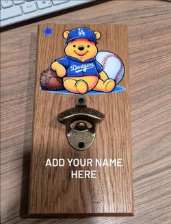 Mounted bottle opener