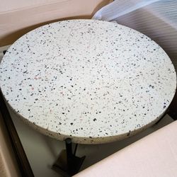 Terrazzo Stone Coffee Table (Brand New In Box)