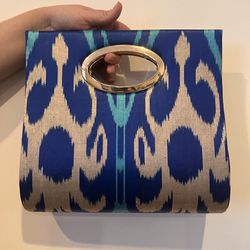 Custom made purse with unique patterns, from Central Asian designer