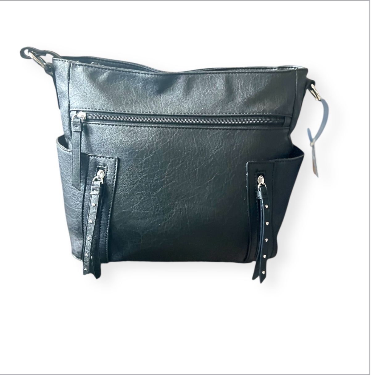 Black Hobo with 3 Zippers