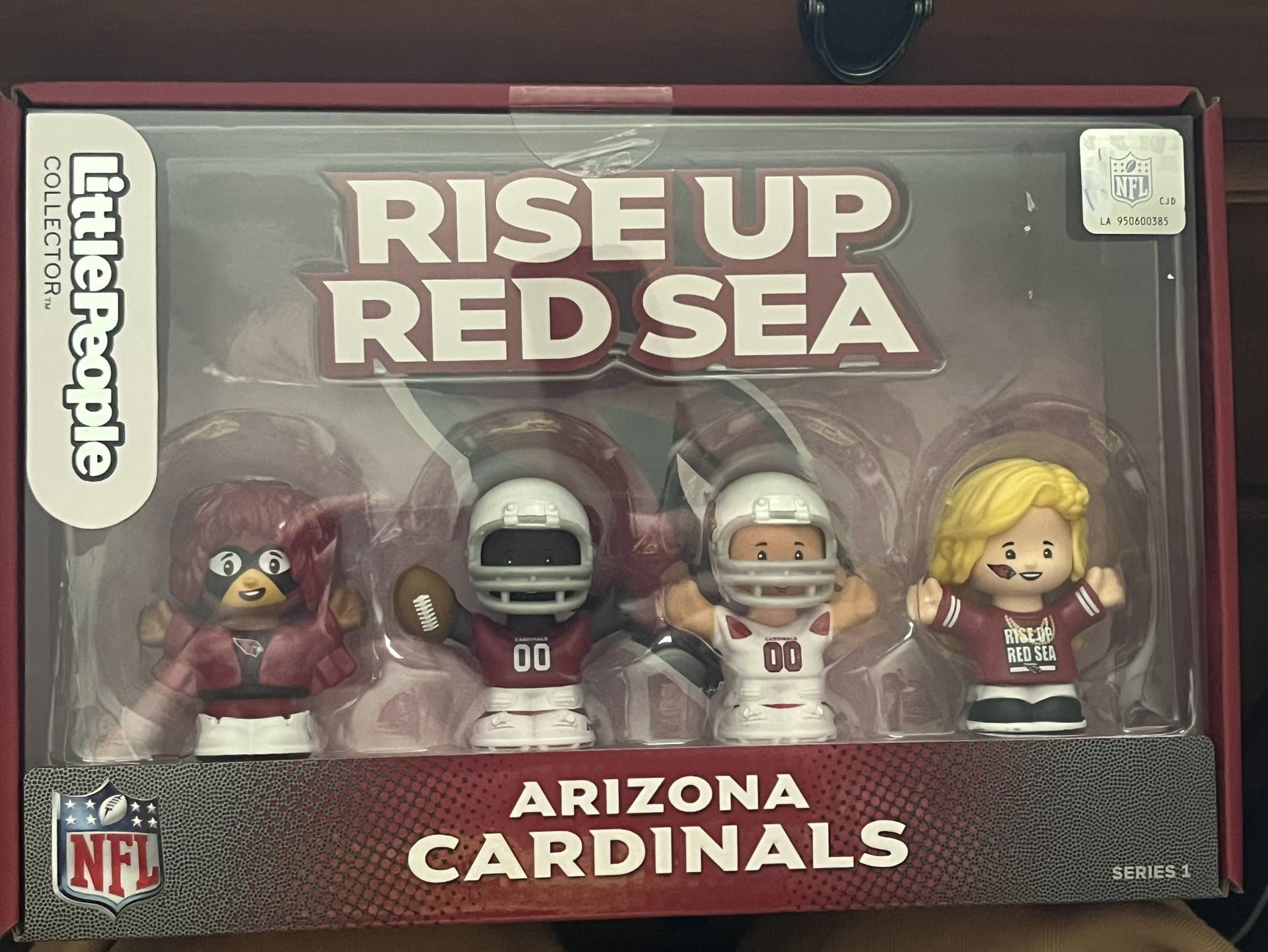 Arizona Cardinals NFL Football Fisher Price Little People Collector Figure Set