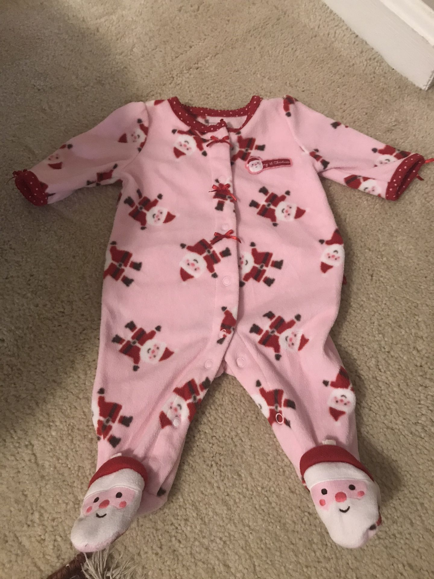 Santa clause baby clothes size NB