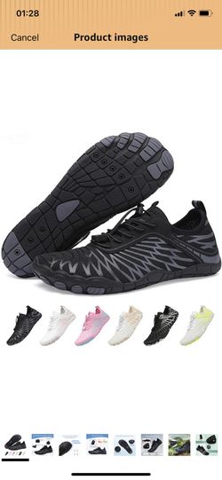 Hiking Barefoot Shoes Womens Men, Wide Toe Non-Slip Water Shoes for Men/Women, Athletic Footwear Trail Running Sneakers Unisex ( please follow my page