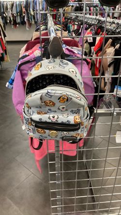 Mini Backpack with Cartoon Dog Print