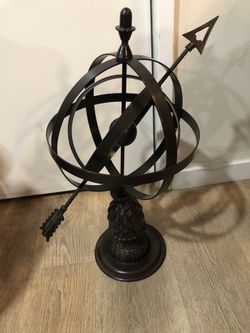 iron Armillary Sphere 27” 