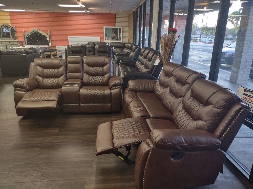 New Recliner Sofa And Loveseat