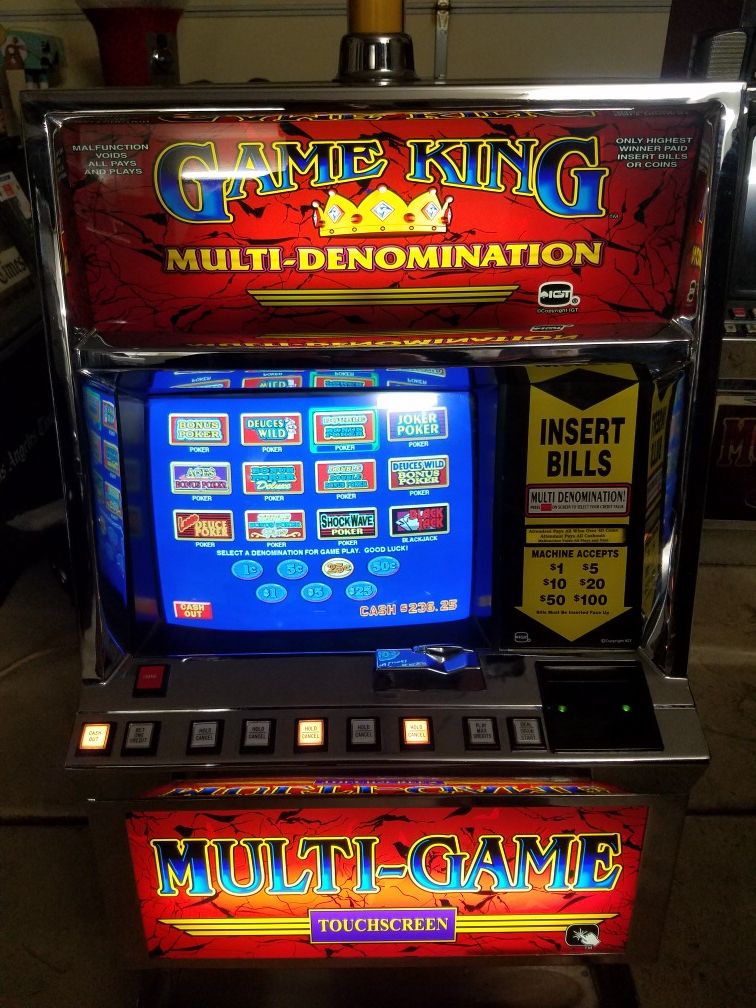 Slot Machine IGT gameking game king 13" Touch Screen Poker Keno Slot