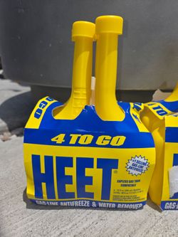 HEET 4 Pk. Gas line Antifreeze & Water Removal $5 ea. Pack of 4, New (Price Is Firm)