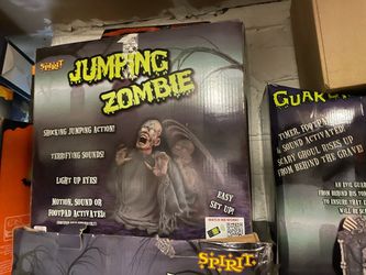 Halloween Jumping Zombie Animatronic